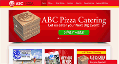 Desktop Screenshot of abcpizza.com