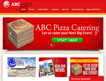 Tablet Screenshot of abcpizza.com